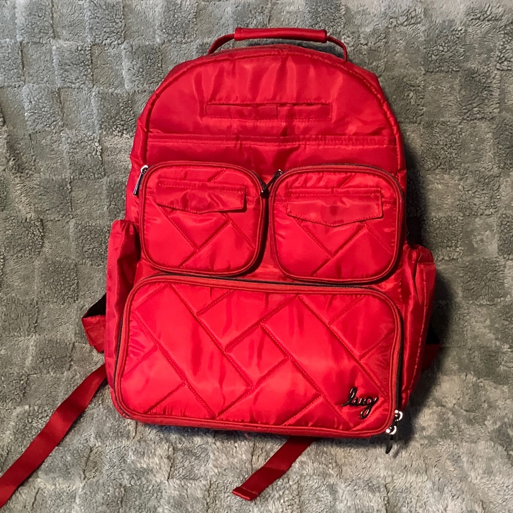 Lug Puddle Jumpyer Red Backpack